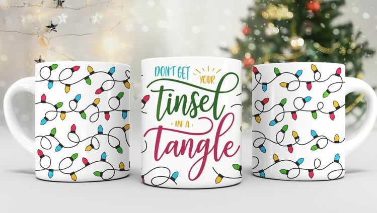 Tinsel in a Tangle Mug
